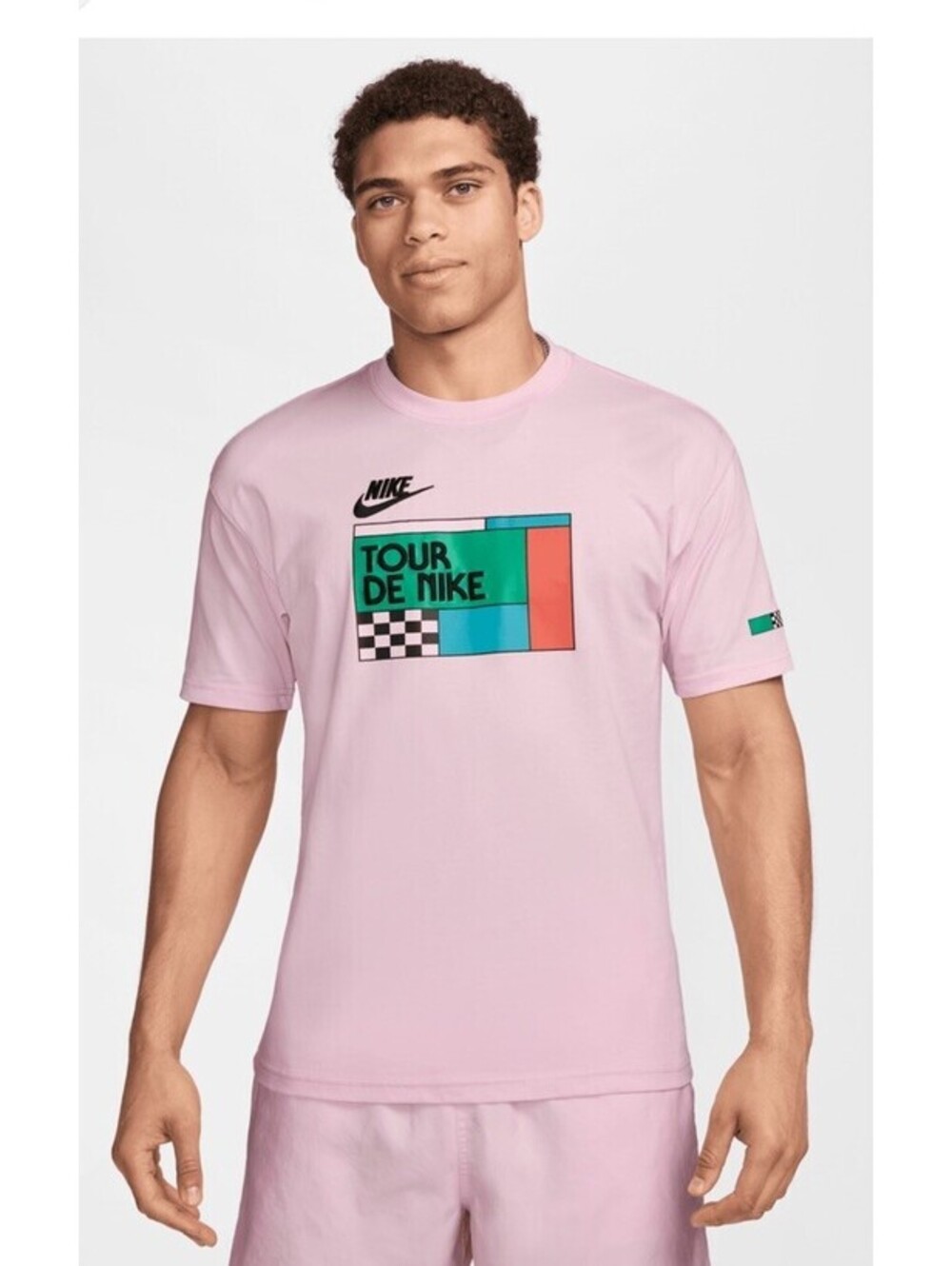 NIKE SPORTSWEAR MENS T-SHIRT PINK FOAM Loose Fit XXL NWT